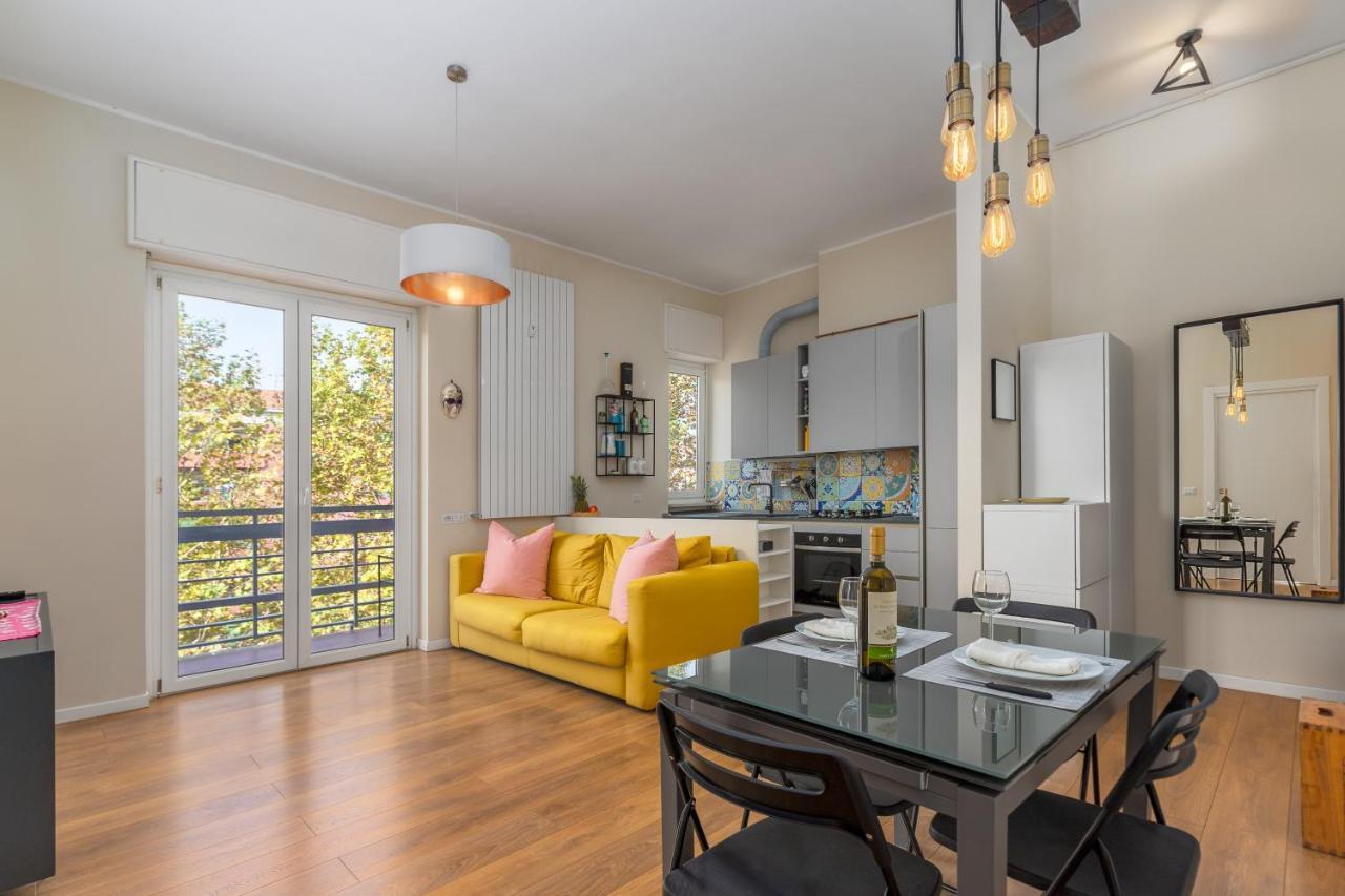 Maiolica Apartment - Free Parking And Great Connection To Linate And Duomo Milaan Buitenkant foto